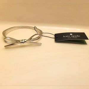 Kate Spade silver bow bracelet